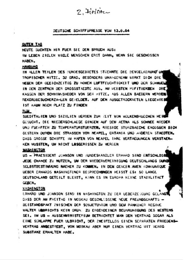 Deutsche Schiffspresse vom 13.6.1964 (PDF)